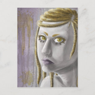 Carte Postale Fille Sci-fi