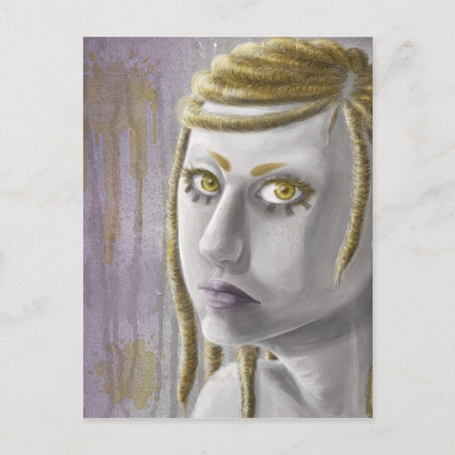 Carte Postale Fille Sci-fi (Devant)