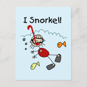 Carte Postale Fille T-shirts et Cadeaux de plongée en apnée