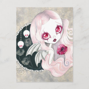 Carte Postale Fille Vampire : "Arabella"