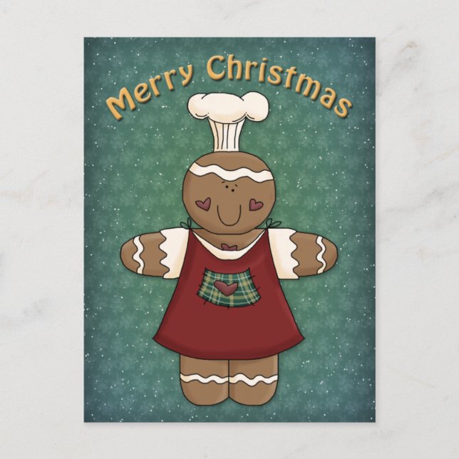 Carte Postale Fille Whimsical Gingerbread (Devant)