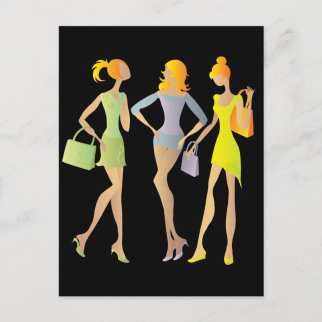 Carte Postale filles (Devant)