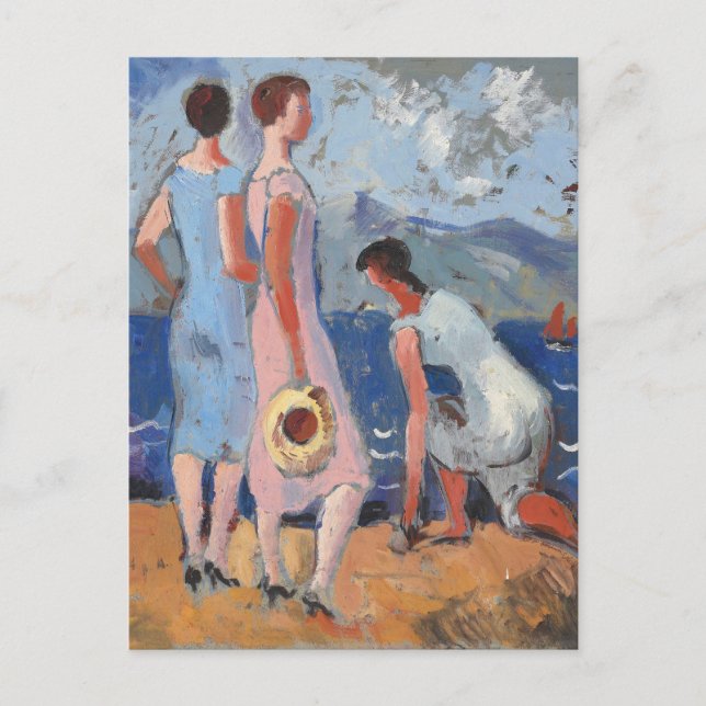 Carte Postale Filles au bord de la mer | Christopher Wood (Devant)
