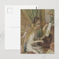 Filles au piano de l'impressionnisme français vint