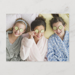 Carte Postale Filles ayant un visage