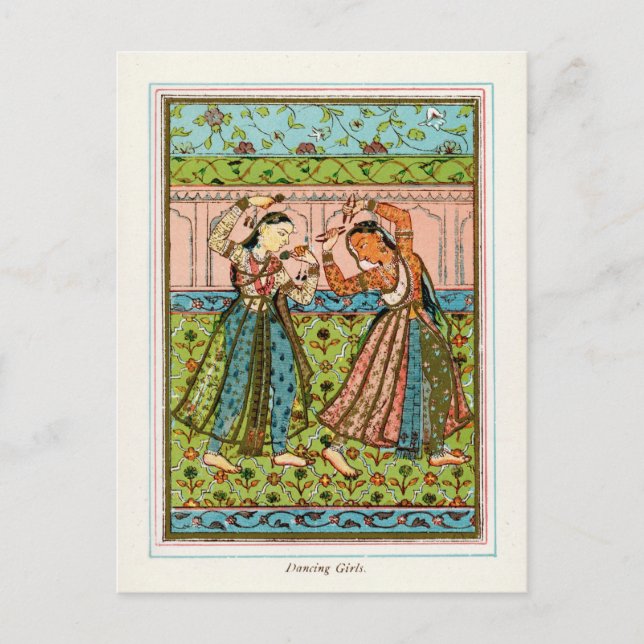 Carte Postale Filles dansantes (Devant)