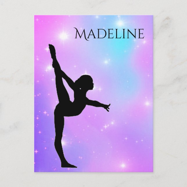 Carte Postale Filles Dégradé Violet  (Devant)