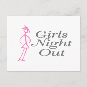 Carte Postale Filles Night Out (fille)