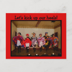 Carte Postale Filles Night Out Wild West Dance Hall Filles