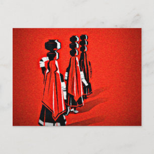 Carte Postale Filles Rajasthani