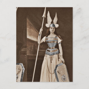 Carte Postale Filles Retro Valkyrie