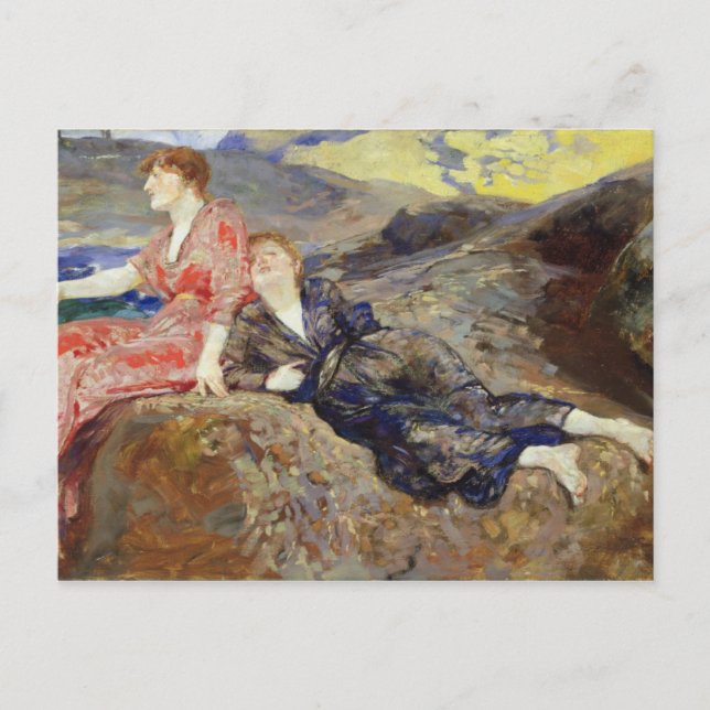 Carte Postale Filles sur le rivage, c.1884-85 (Devant)