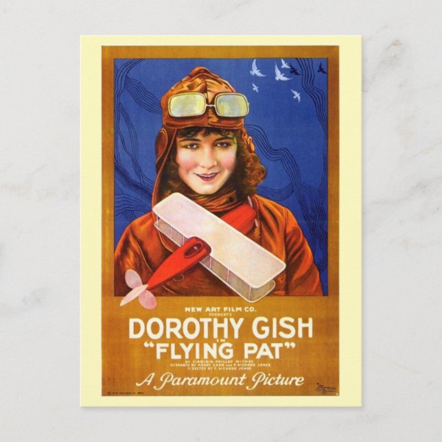 Carte Postale Film 1920 Flying Pat (Devant)