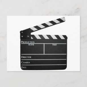 Carte Postale Film de film Clapboard