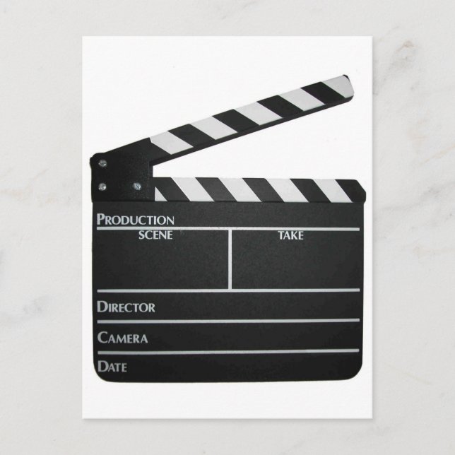 Carte Postale Film de film Clapboard (Devant)