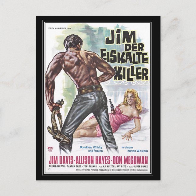 Carte Postale film d'horreur vintage - (Devant)