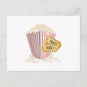 Carte Postale Film Popcorn