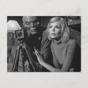 Carte Postale Film Vintage noir et blanc