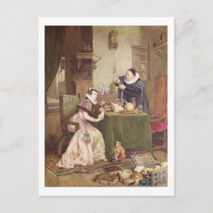 Carte Postale Filtre d'amour, 1885 (avec l/c rehaussé de blanc)
