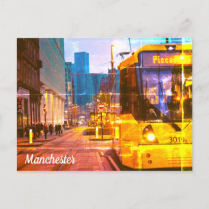 Carte Postale Filtre Vendredi du tram de Manchester Piccadilly G
