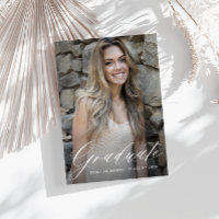 fin de graduation blanche stylisée enregistrer la 