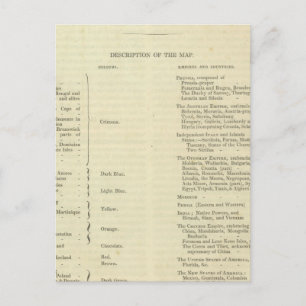 Carte Postale Fin de la paix générale 1828 après JC