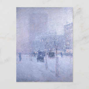 Carte Postale Fin de l'après-midi Hiver New York - Childe Hassam