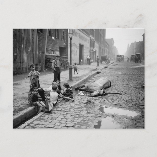 Carte Postale Fin d'une carrière, début des années 1900. (Devant)