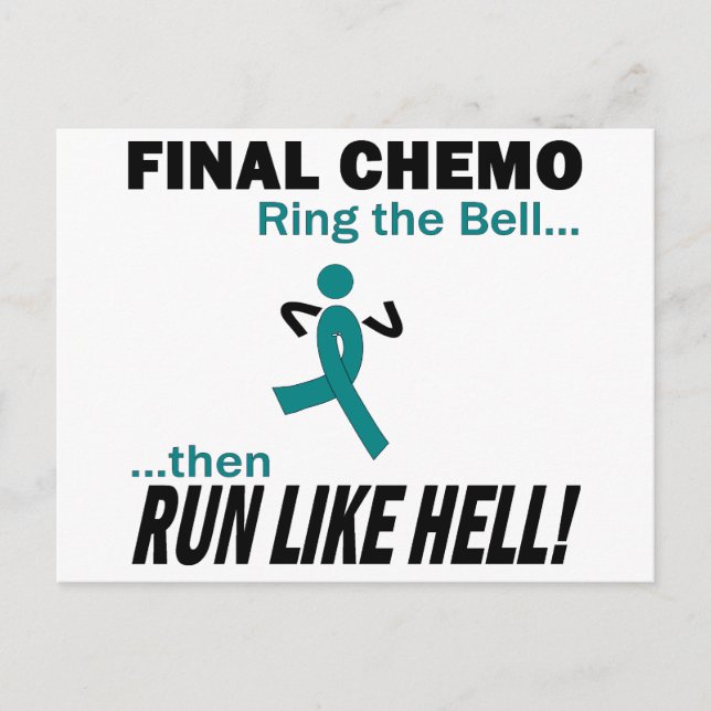 Carte Postale Finale Chimo Courir Comme L'Enfer - Cancer Du Col (Devant)