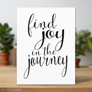 Carte Postale Find Joy in the Journey - Inspirational Quote