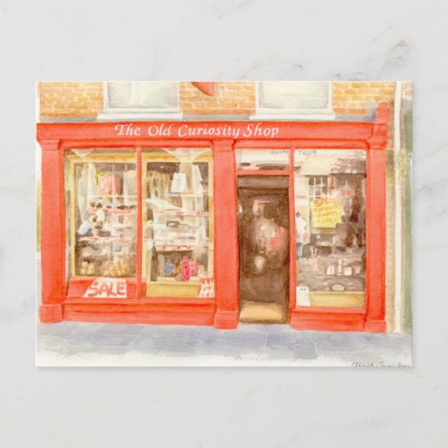 Carte postale FineArt - The Old Curiosity Shop (Devant)
