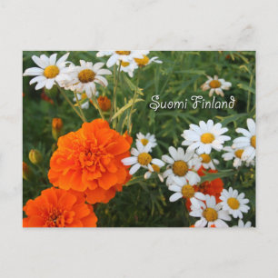 Carte Postale Finlande en Fleurs, 4e d'une série