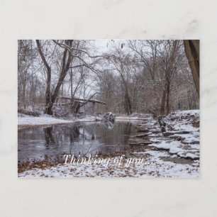 Carte Postale Finley Winter Neige Penser À Vous