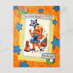 Carte Postale Finny Whimsical - Vintage
