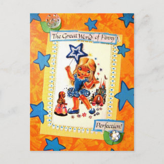 Carte Postale Finny Whimsical - Vintage