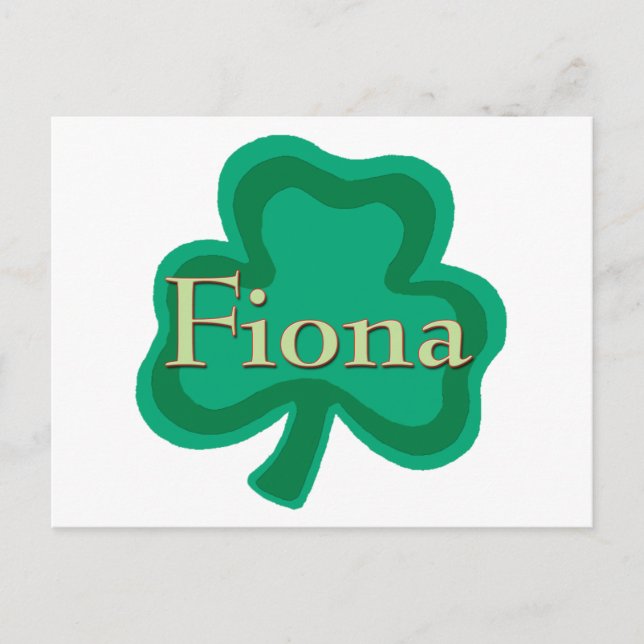 Carte Postale Fiona Irish (Devant)
