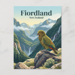 Carte Postale Fiordland Nouvelle-Zélande