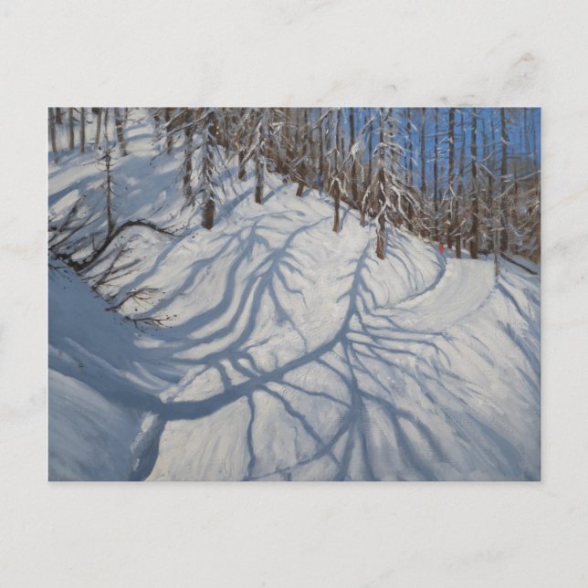 Carte Postale Fir Tree Shadows Tignes 2009 (Devant)