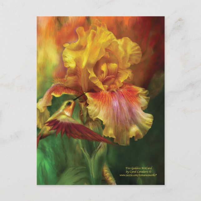 Carte postale Fire Goddess Art (Devant)