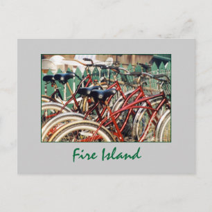 Carte postale 'Fire Island Bicyclettes'