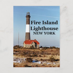Carte Postale Fire Island Lighthouse, New York Postcard
