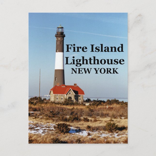 Carte Postale Fire Island Lighthouse, New York Postcard (Devant)