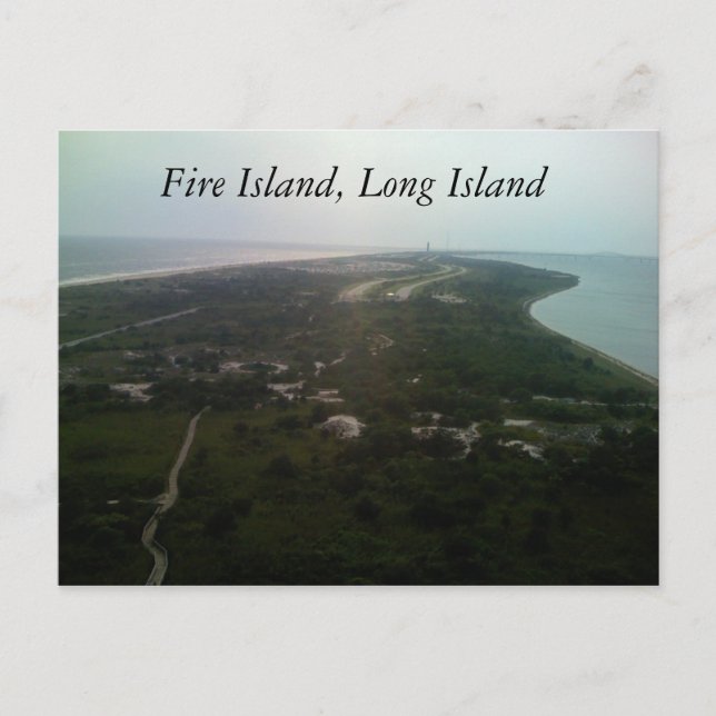 Carte Postale Fire Island, Long Island (Devant)