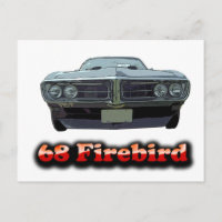Carte postale Firebird 1968