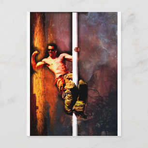 CARTE POSTALE FIREFIGHTER