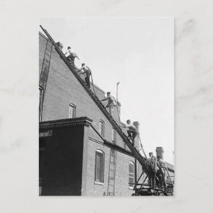 Carte Postale Firemen Training School