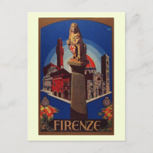 Carte Postale Firenze, Florence Italie Voyage Vintage