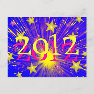 Carte postale Firework '2012'