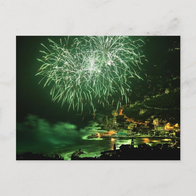 Carte Postale Firework en Recco (Devant)