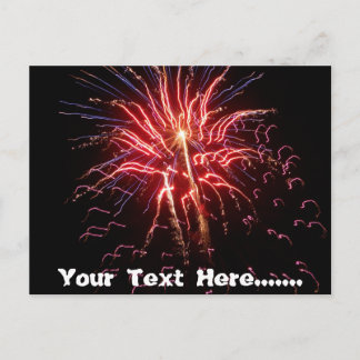 Carte Postale Fireworks 2